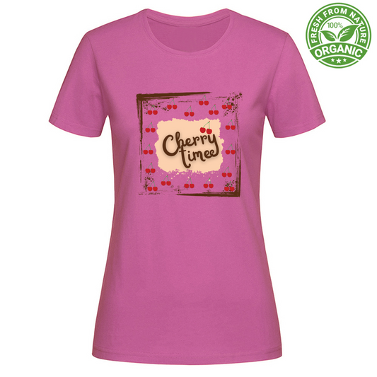 T-Shirt Woman Organic CherryTime